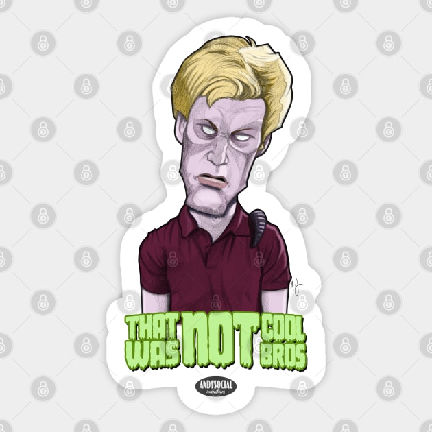 Brad Sticker by AndysocialIndustries